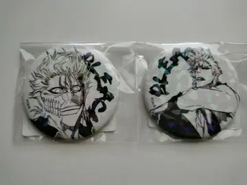 BLEACH 그리무조 재규어 잭 홀로그램 캔뱃지 2개 세트