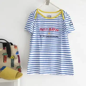 PETIT BATEAU 쁘띠 바토 보더 마린 티셔츠 콜라보 상품