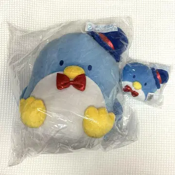 산리오 하피단부이 복권 턱시도 샘 봉제 인형 페이스 마스코트
