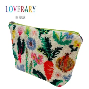 새상품급 LOVERARYbyFEILER 야채 패턴 스프링 베지터블 파우치