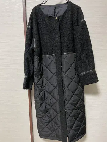 블랙 퀼팅 자켓 M 사이즈