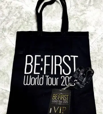 BE:FIRST World Tour 2025 토트백과 VIP 패스 세트