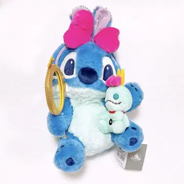 디즈니 스토어 스티치 & 스쿰프 봉제 인형 Ribbon Stitch