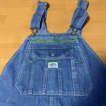 LIBERTY 오버롤 데님 블루
