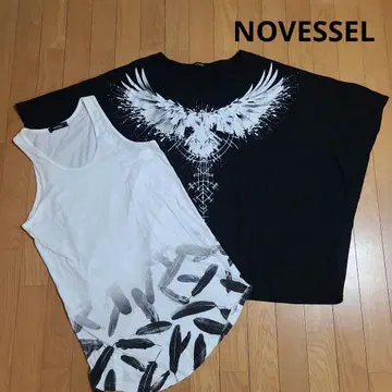 NOVESSEL 돌먼 판초와 롱 탱크탑 SET