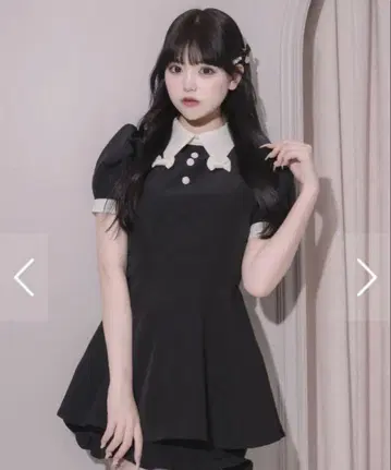 pium 피움 리본 컬러 셋업 블랙