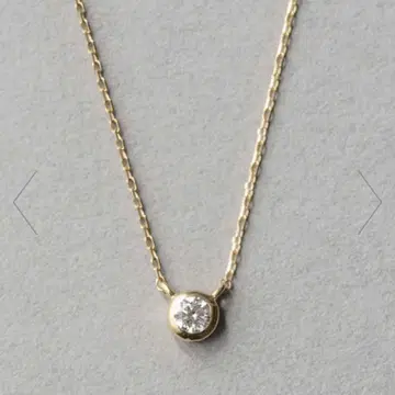 ete 싱글 볼 다이아 목걸이 0.06ct