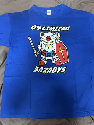 04Limited Sazabys 로봇 캐릭터 티셔츠