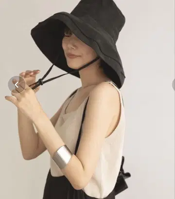 미사용 새상품 마주르 햇 블랙