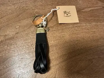 일비종떼 가죽 키링 블랙