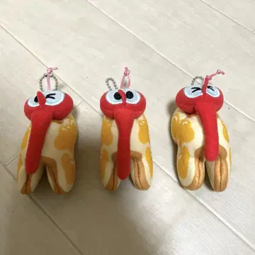 디즈니 버터가 들어간 빵 나비 키링 3개 세트