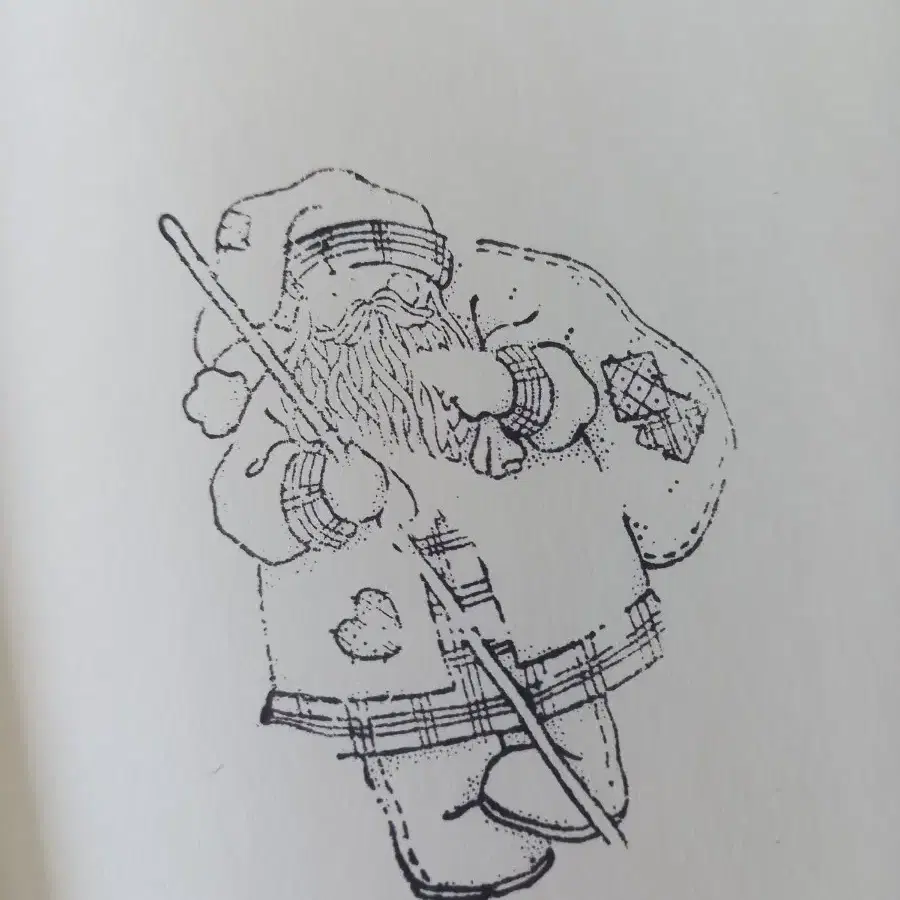 Christmas Santa Stamp (Free over 50,000 KRW) on Bunjang Global Site., image size:900x900