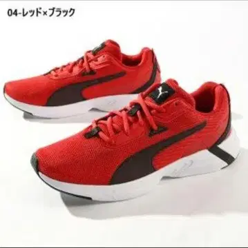 푸마 스니커즈 남성용 PUMA 스페이스 러너 레드 26.5cm 빨간색
