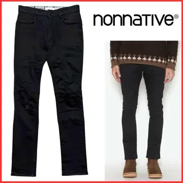 nonnative 스트레치 타이트 핏 스키니 팬츠 블랙 0