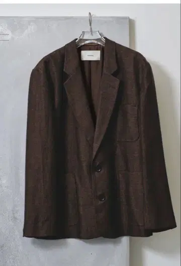 todayful Boyfriend Linen Jacket 초코