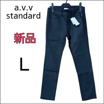 새상품 a.v.v. standard 미광택 스트레치 데님 L