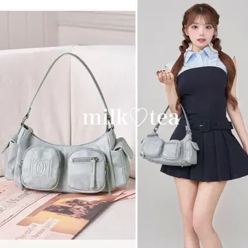 미개봉 새상품 다리치 DD 가죽 핸들 백 색스