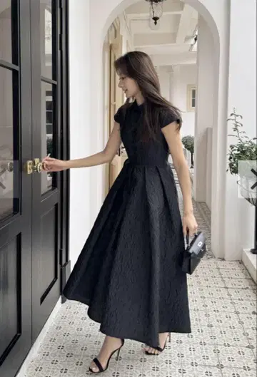 BIRTHDAY BASH/ JACQUARD HEPBURN DRESS