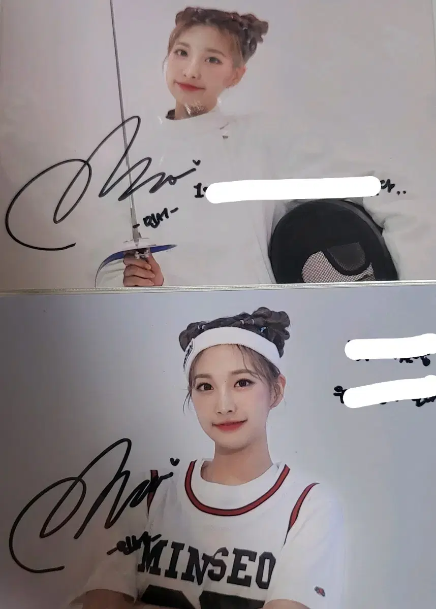 woo!ah! Minseo Autographed Photo