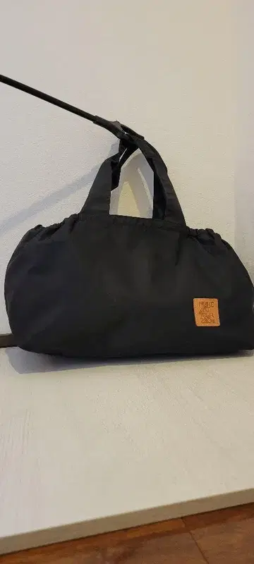 오렌지 가죽 토트백