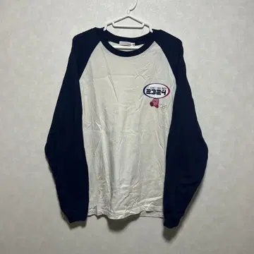 래글런 롱T 별의 커비 XL 사이즈
