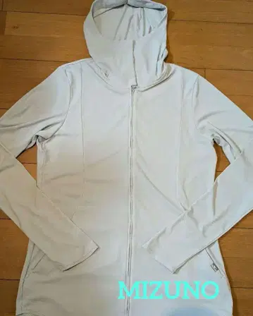 MIZUNO 여성용 풀 집업 후드티