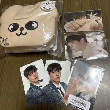 Puppy 곰 파우치와 포토 카드 세트