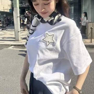 Bibiy. B. STAR TEE 화이트
