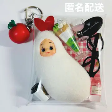 가챠 파우치 큐피 새우 플라이 레트로 찻집 반지 도시락의 내용물