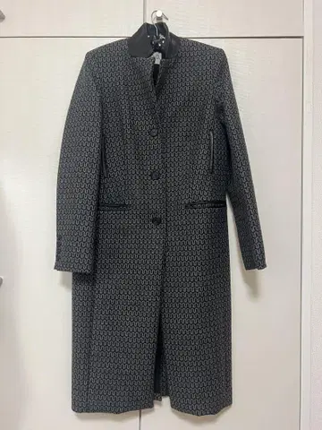 Sea New York 기하학 패턴 롱 코트 사이즈 4