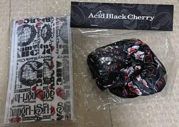 Acid Black Cherry 스크런치 부직포 마스크 2장 세트