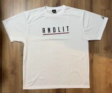 ANDLIT 로고 프린트 티셔츠 3XL 화이트