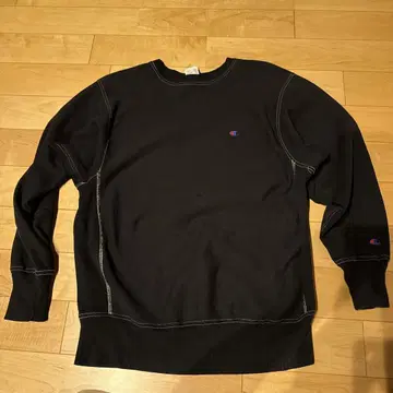 레어 디자인 90s USA제 챔피온 자수 트리코 태그 리버스 위브