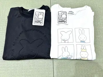 택 포함 새상품 미피 70주년 기념 티셔츠 M 사이즈 2세트