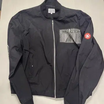 CAV EMPT 블랙 ESTRANGEMENT ZIP JACKET