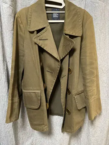 LIMI feu 카키 더블 브레스트 자켓 S 사이즈