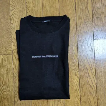 DENHAM 블랙 티셔츠