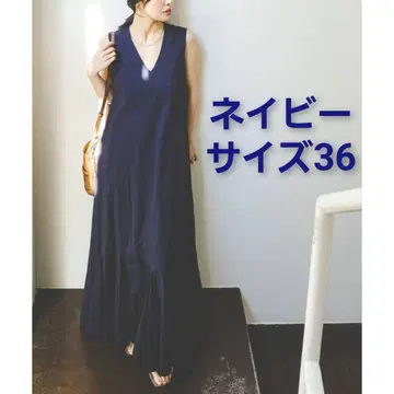 MARIHA 여름 달빛 드레스 네이비