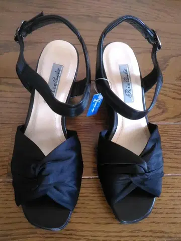 Riz comfort 블랙 웨지 샌들 23cm EEE