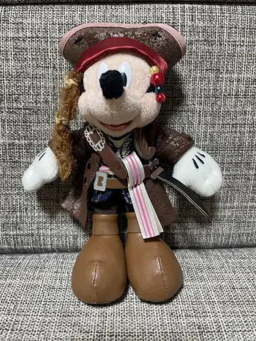 미키 마우스 파이리츠 오브 캐리비안 봉제 인형 키링