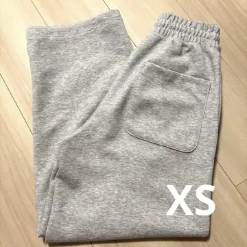유니클로 C 맨투맨 와이드 팬츠 그레이 XS