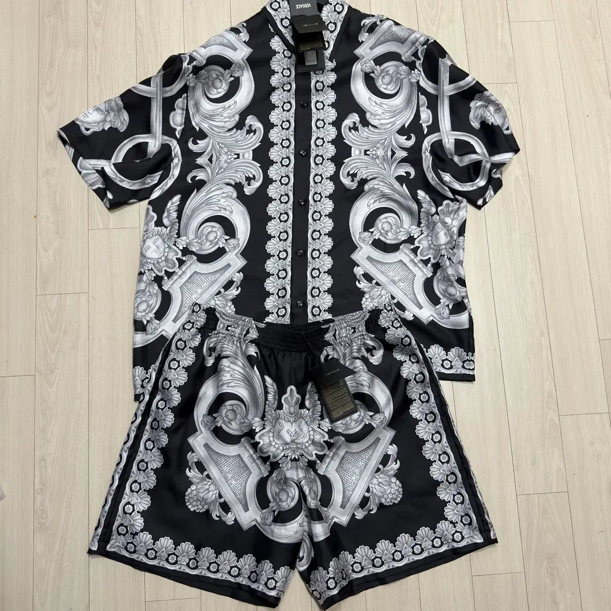 VERSACE Versace Silk Shirt & Pants (New)