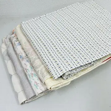 얇은 명주 기모노 순수 실크 5벌 묶음 판매 리메이크 재료 S-1192
