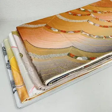 후쿠로 오비 순수 실크 5권 묶음 판매 리메이크 재료 S-1193
