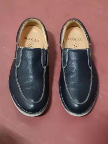 MODELLO 가죽 남성용 슬립온 24.5cm