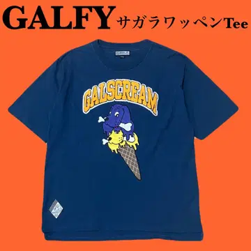 GALFY 가루피 사가라 와펜 아이스크림 로고 자수 티셔츠
