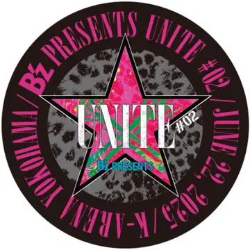 B'z UNITE#02 회장 한정판 굿즈 구매 혜택 스티커 0622