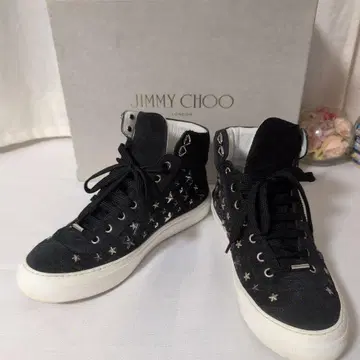 JIMMY CHOO (지미추) 스타 스터드 하이컷 스니커즈