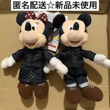 봉제 인형 배지 웨스턴 디즈니 미키 미니 데님