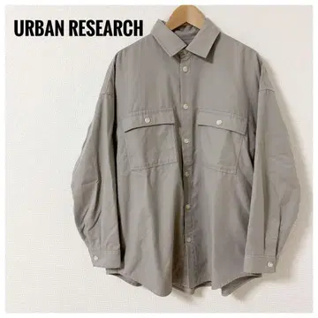URBAN RESEARCH 어반 리서치 그레이 긴팔 셔츠